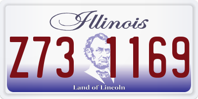 IL license plate Z731169