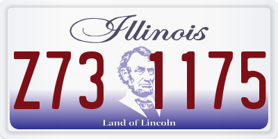 IL license plate Z731175