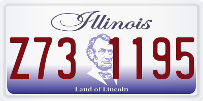 IL license plate Z731195