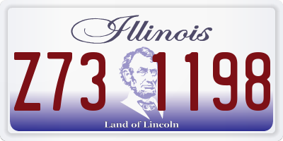 IL license plate Z731198