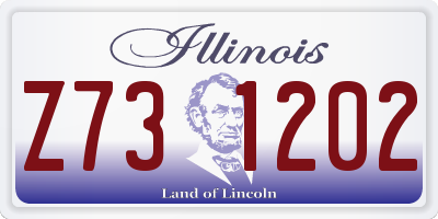 IL license plate Z731202