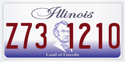 IL license plate Z731210