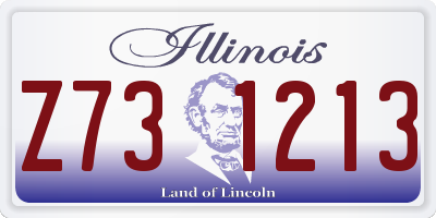 IL license plate Z731213