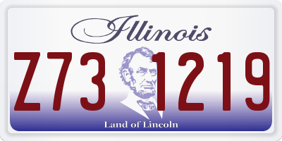 IL license plate Z731219