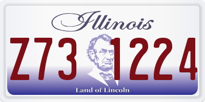 IL license plate Z731224