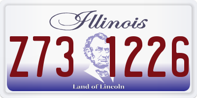 IL license plate Z731226
