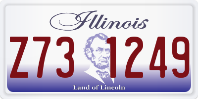 IL license plate Z731249