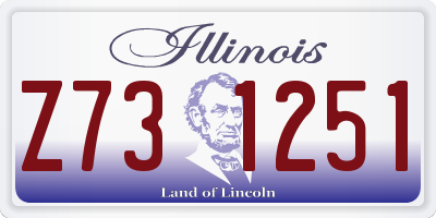 IL license plate Z731251
