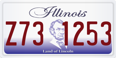 IL license plate Z731253