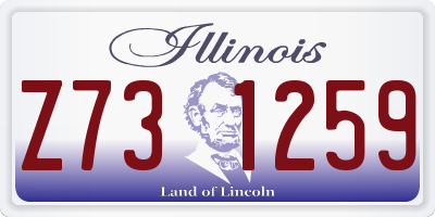 IL license plate Z731259