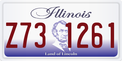IL license plate Z731261