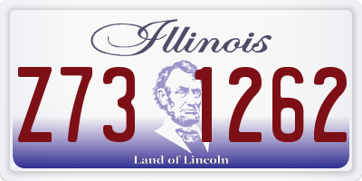 IL license plate Z731262