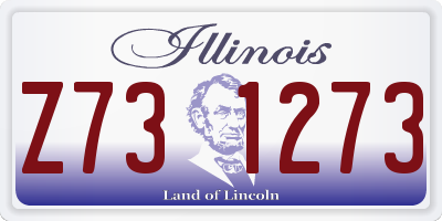 IL license plate Z731273