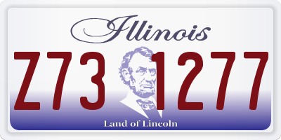 IL license plate Z731277