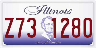 IL license plate Z731280