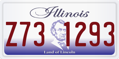 IL license plate Z731293
