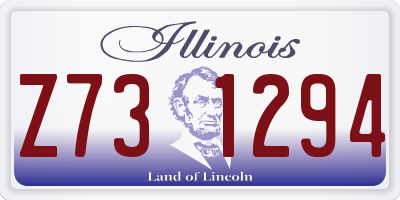 IL license plate Z731294