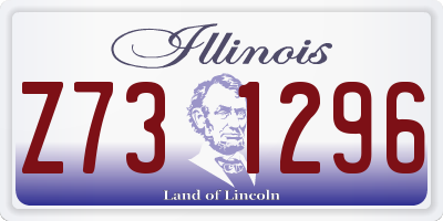 IL license plate Z731296