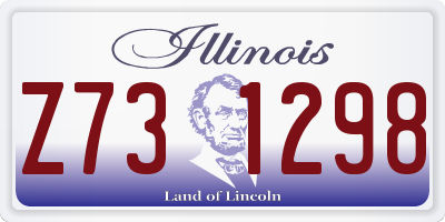 IL license plate Z731298