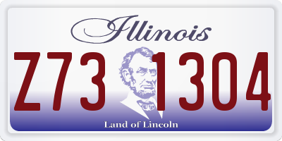 IL license plate Z731304