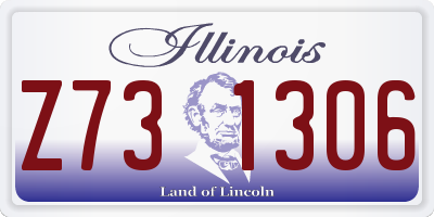 IL license plate Z731306