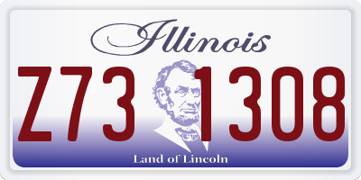 IL license plate Z731308