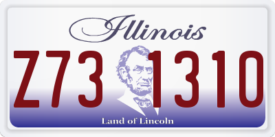 IL license plate Z731310