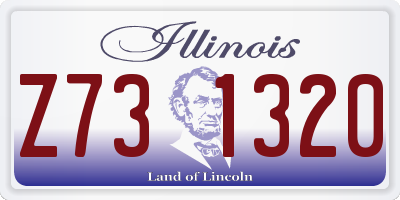 IL license plate Z731320