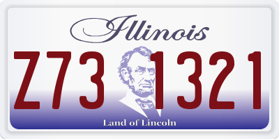 IL license plate Z731321