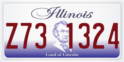 IL license plate Z731324