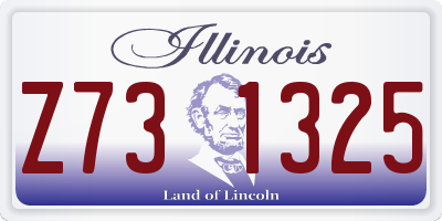 IL license plate Z731325