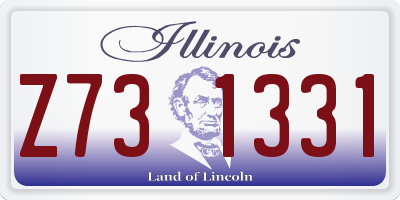 IL license plate Z731331