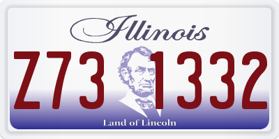 IL license plate Z731332