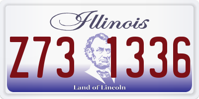 IL license plate Z731336