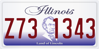 IL license plate Z731343