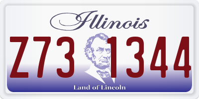 IL license plate Z731344