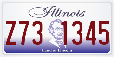 IL license plate Z731345