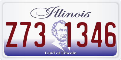 IL license plate Z731346