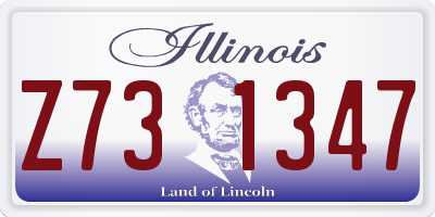 IL license plate Z731347
