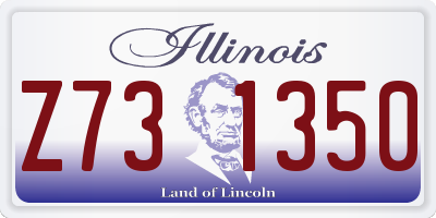 IL license plate Z731350