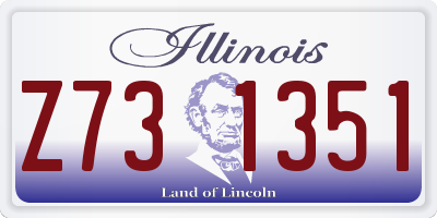 IL license plate Z731351