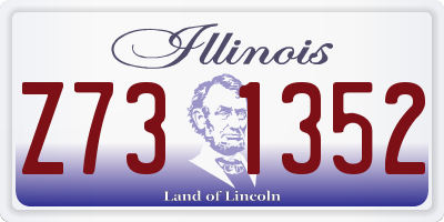 IL license plate Z731352