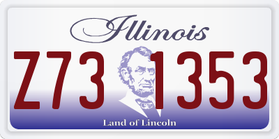 IL license plate Z731353