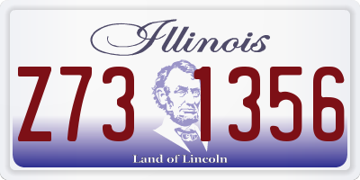 IL license plate Z731356
