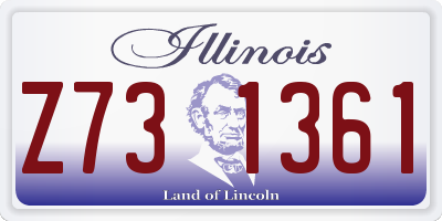 IL license plate Z731361