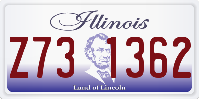 IL license plate Z731362