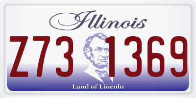 IL license plate Z731369
