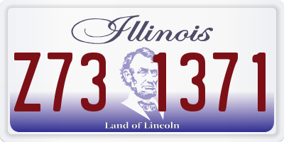 IL license plate Z731371