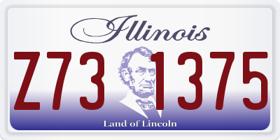 IL license plate Z731375