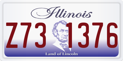 IL license plate Z731376